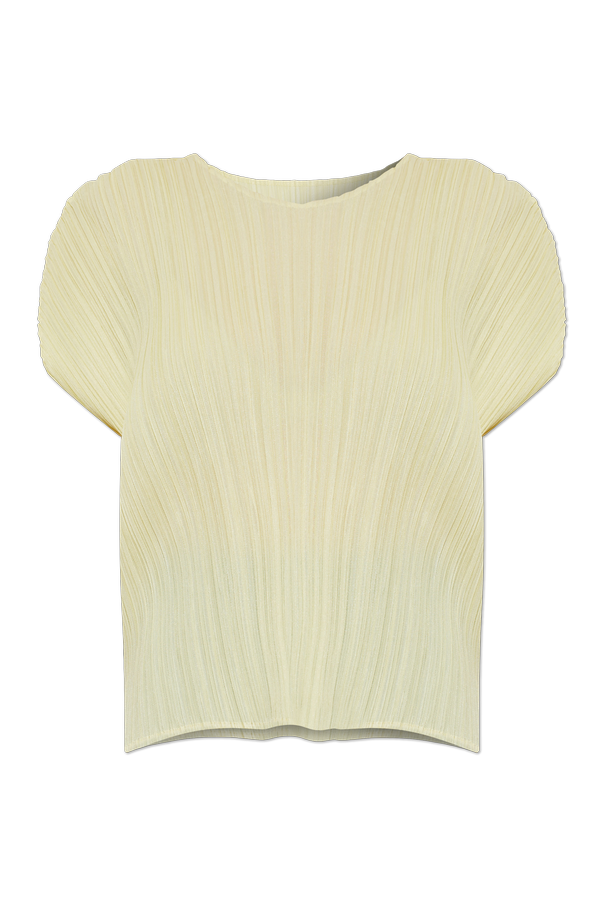 Yellow Pleated top Pleats Please Issey Miyake - Vitkac GB